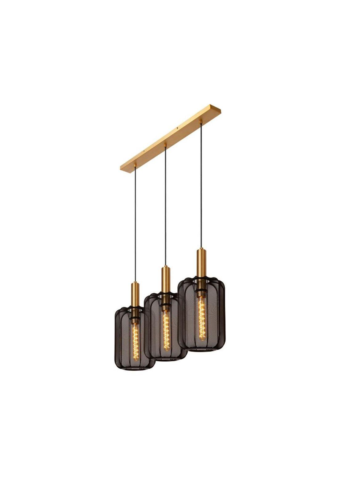 LAMPARA COLGANTE CORINA NEGRO 3xE27-3