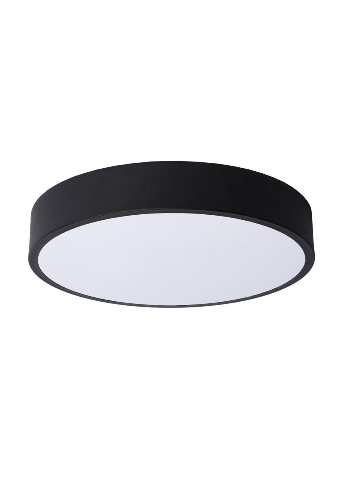 LAMPARA DE TECHO UNAR NEGRO Ø30cm 18W 2700K-2