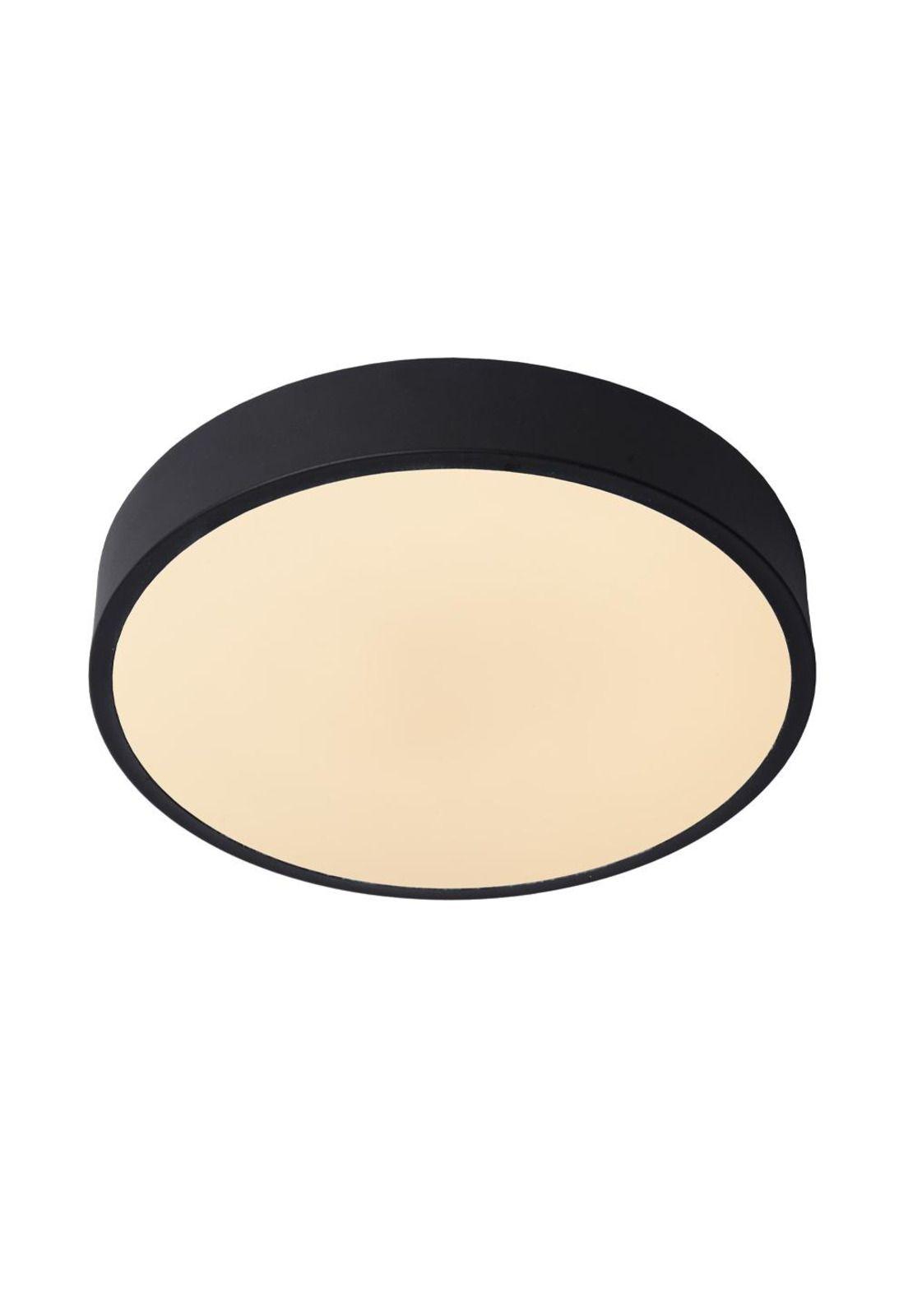 LAMPARA DE TECHO UNAR NEGRO Ø30cm 18W 2700K-3