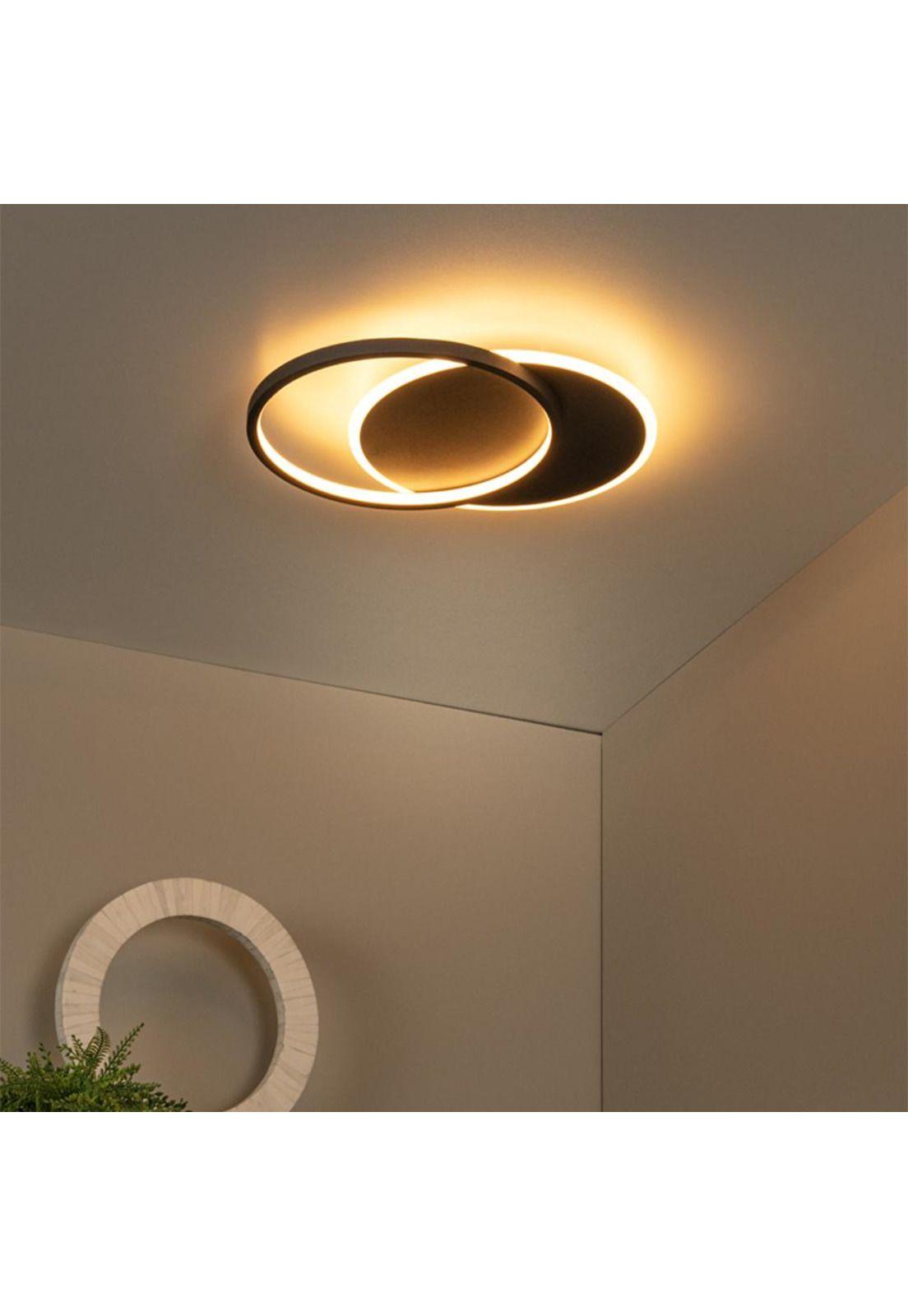 LAMPARA DE TECHO AXELLE NEGRO Ø29,5cm LED 26W-1
