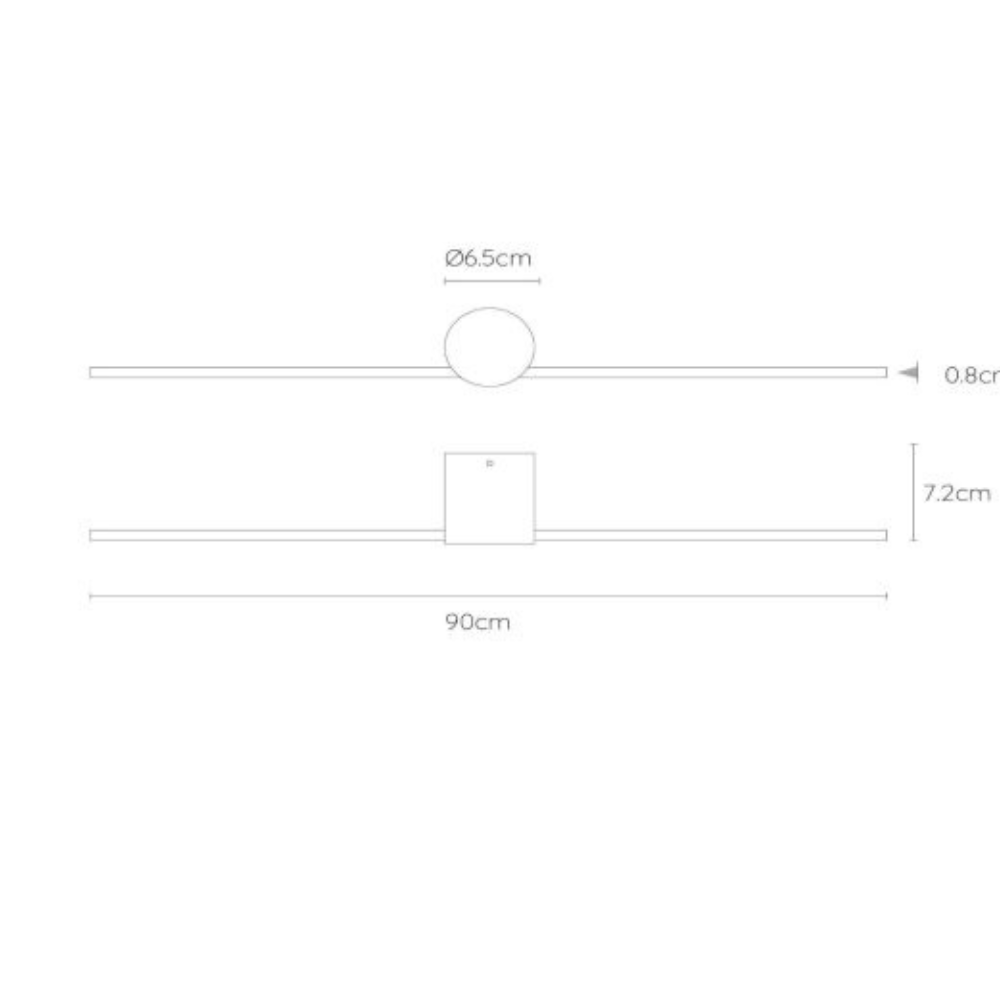 Aplique Mirzar Negro 10W-2