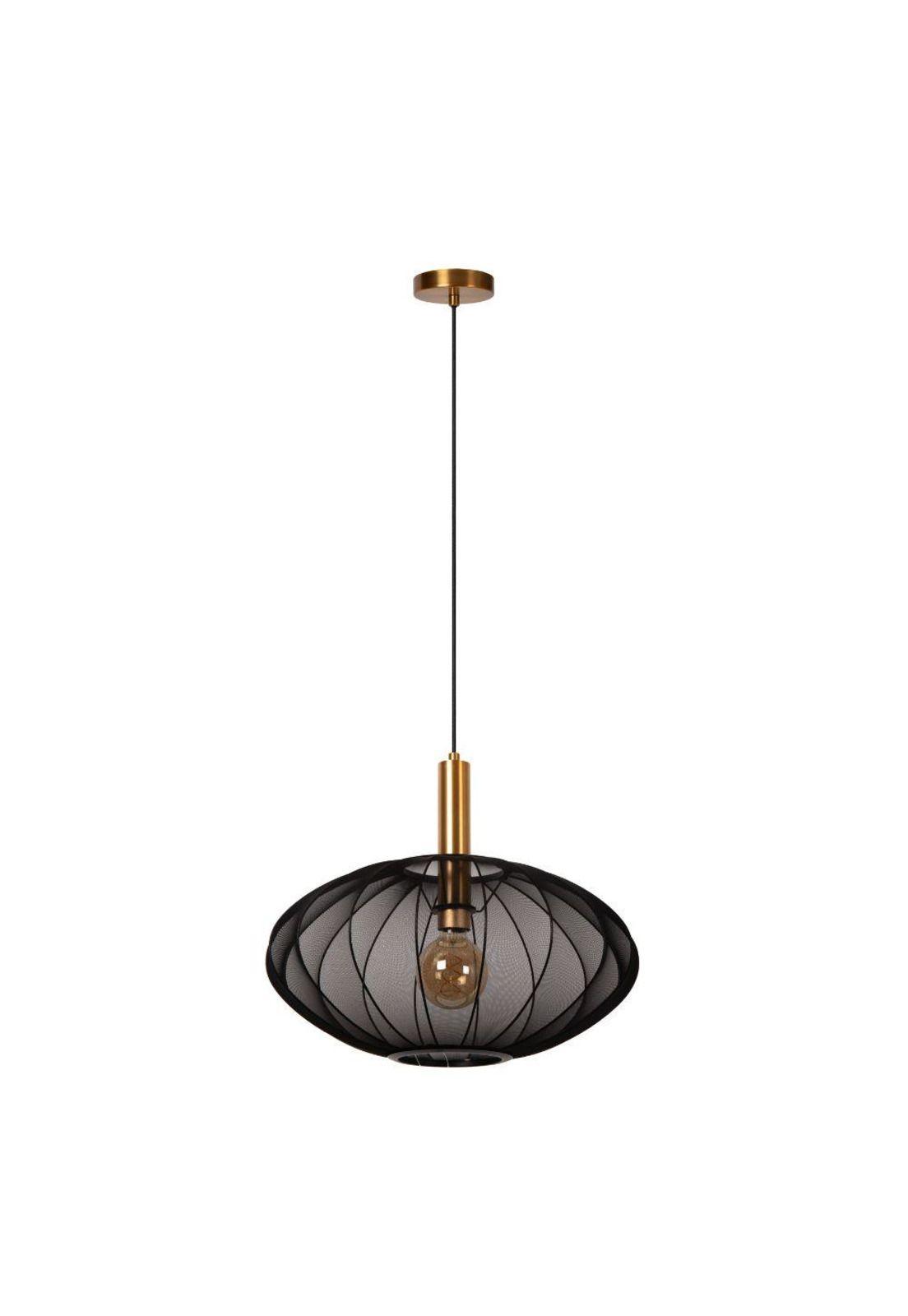 LAMPARA COLGANTE CORINA NEGRO Ø50-1xE27-3