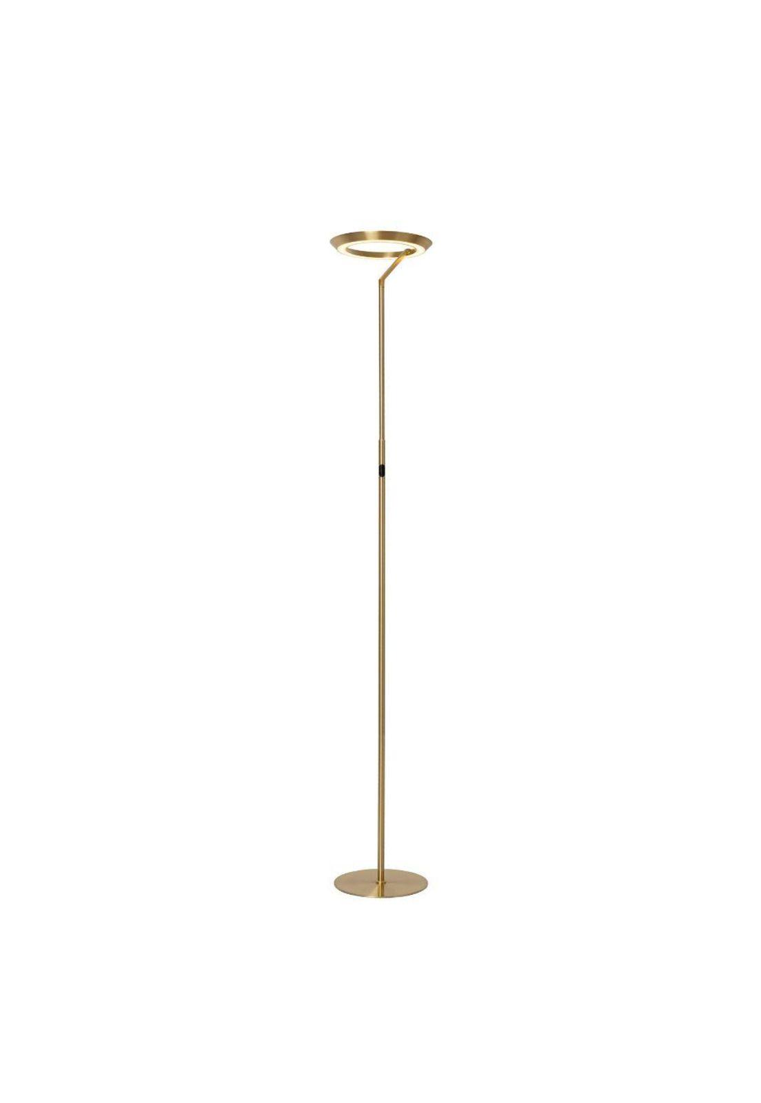 LAMPARA DE PIE CELEST DORADO MATE Ø28cm LED 21W 2700K-0