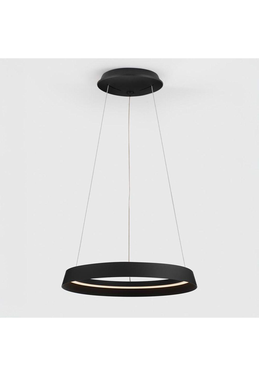 LAMPARA COLGANTE ORMI NEGRO ARO 45CM LED 38W 2700-3000K-2