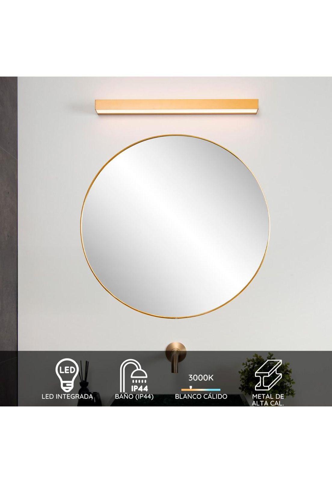 APLIQUE ALEXA DORADO LED 8W 3000K IP44-3