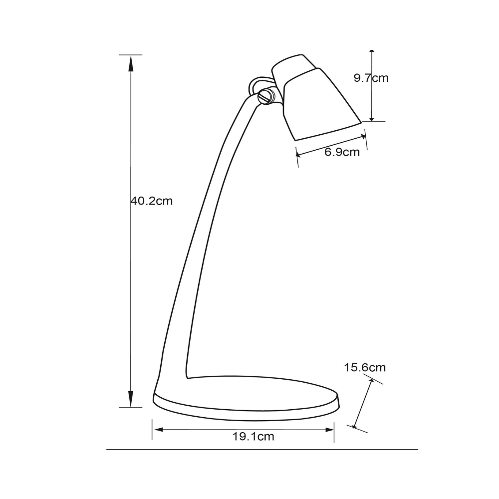 Lámpara de Mesa Ludo Blanco Led-2