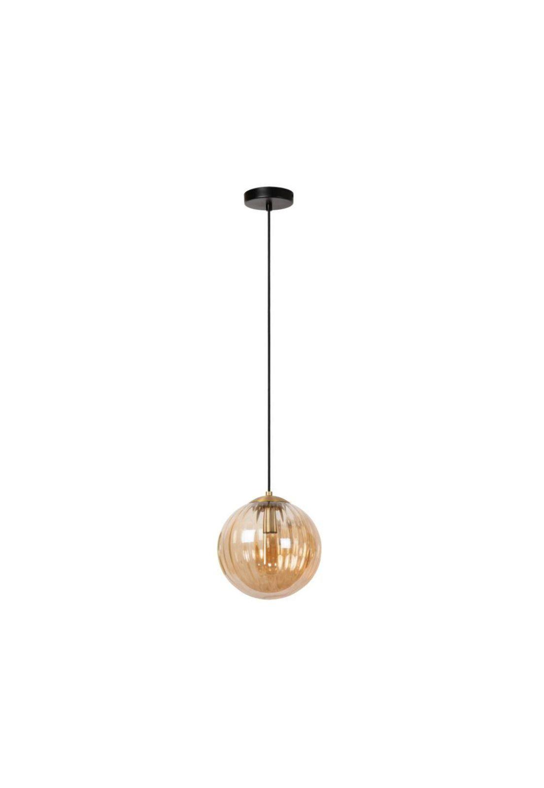 LAMPARA COLGANTE MONSARAZ AMBAR 1xE27 Ø25CM-2
