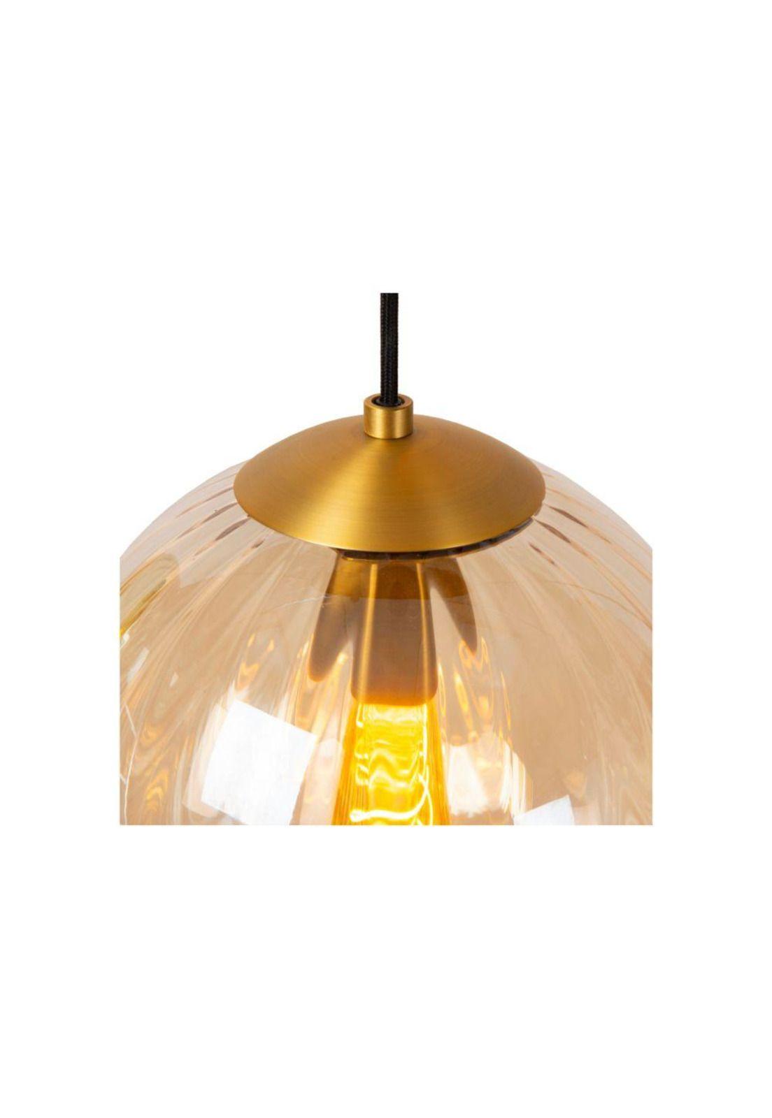 LAMPARA COLGANTE MONSARAZ AMBAR 1xE27 Ø25CM-3