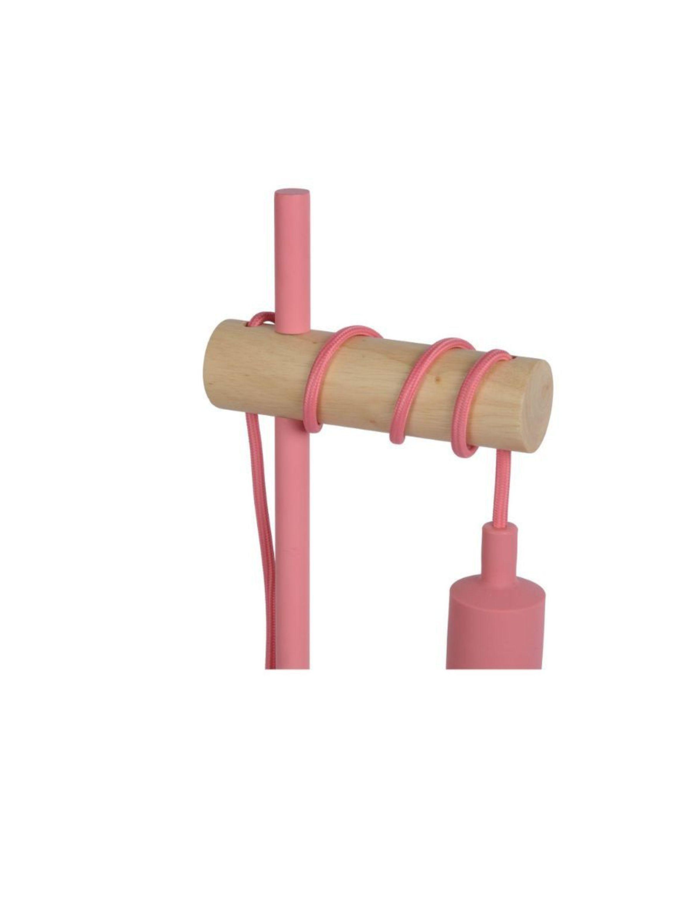 LAMPARA DE MESA POLA ROSADO 1xE27-2