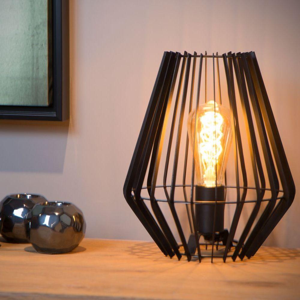 Lámpara de Mesa Reda Negro 1xE27 II-1