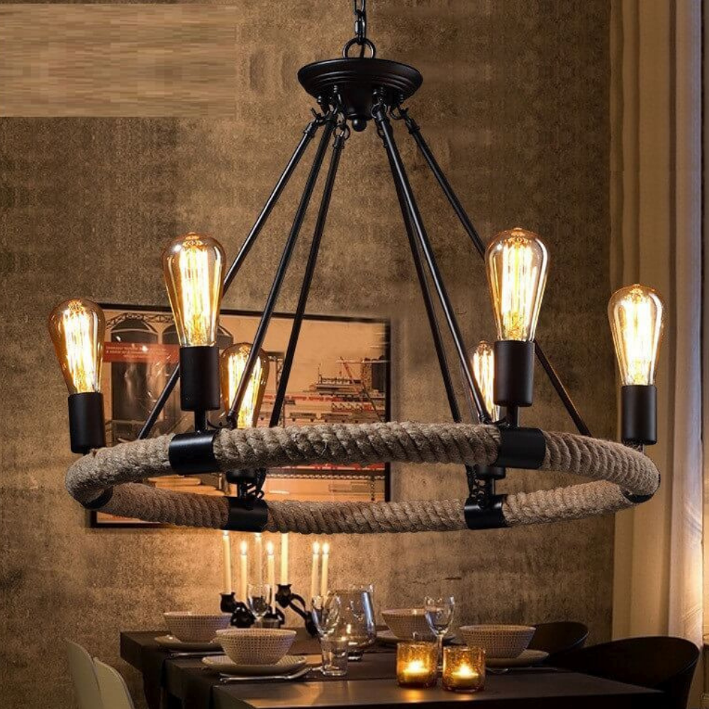 Lampara Colgante Campino 6 Luces-1