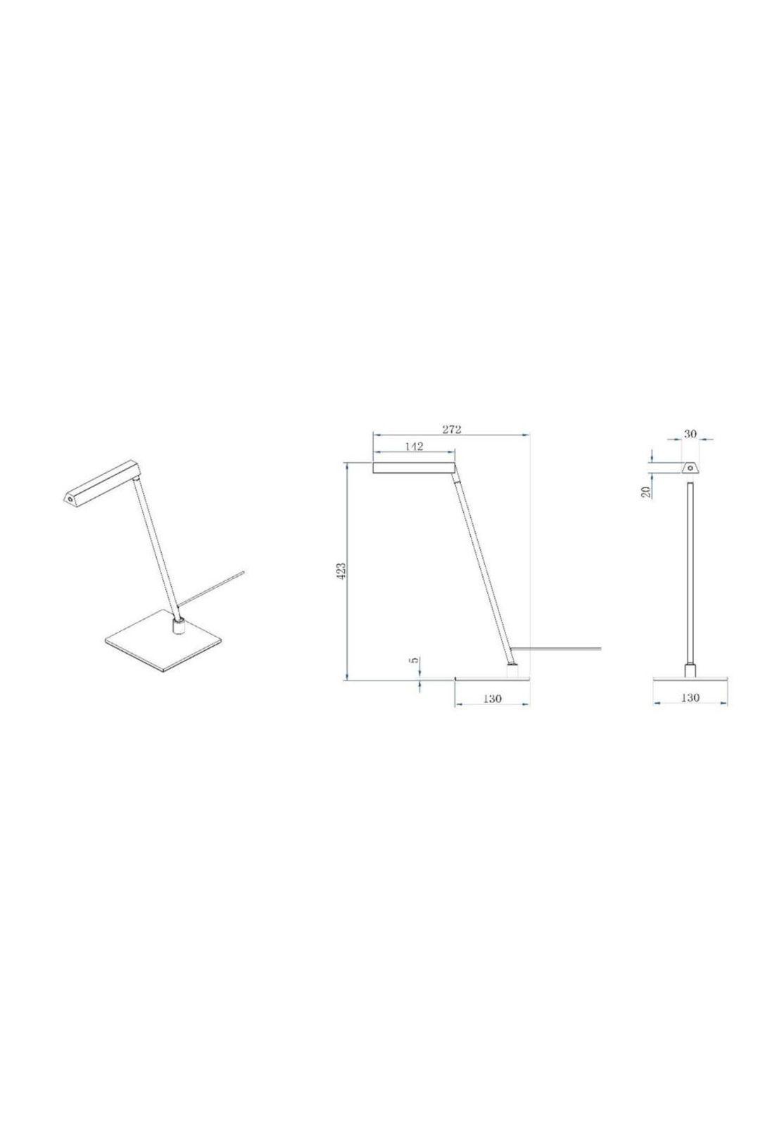 LAMPARA DE MESA LAVALE NEGRO LED 3W-2700K-4