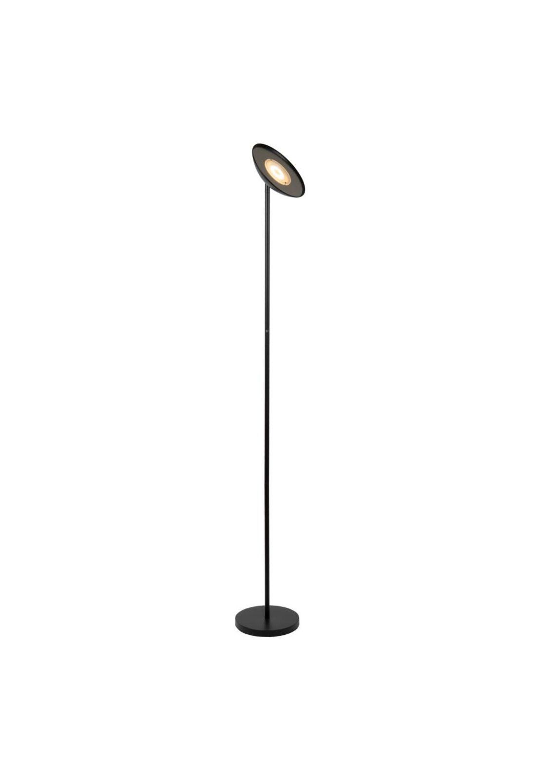 LAMPARA DE PIE ZENITH NEGRO RECTA 20W-3000K-2