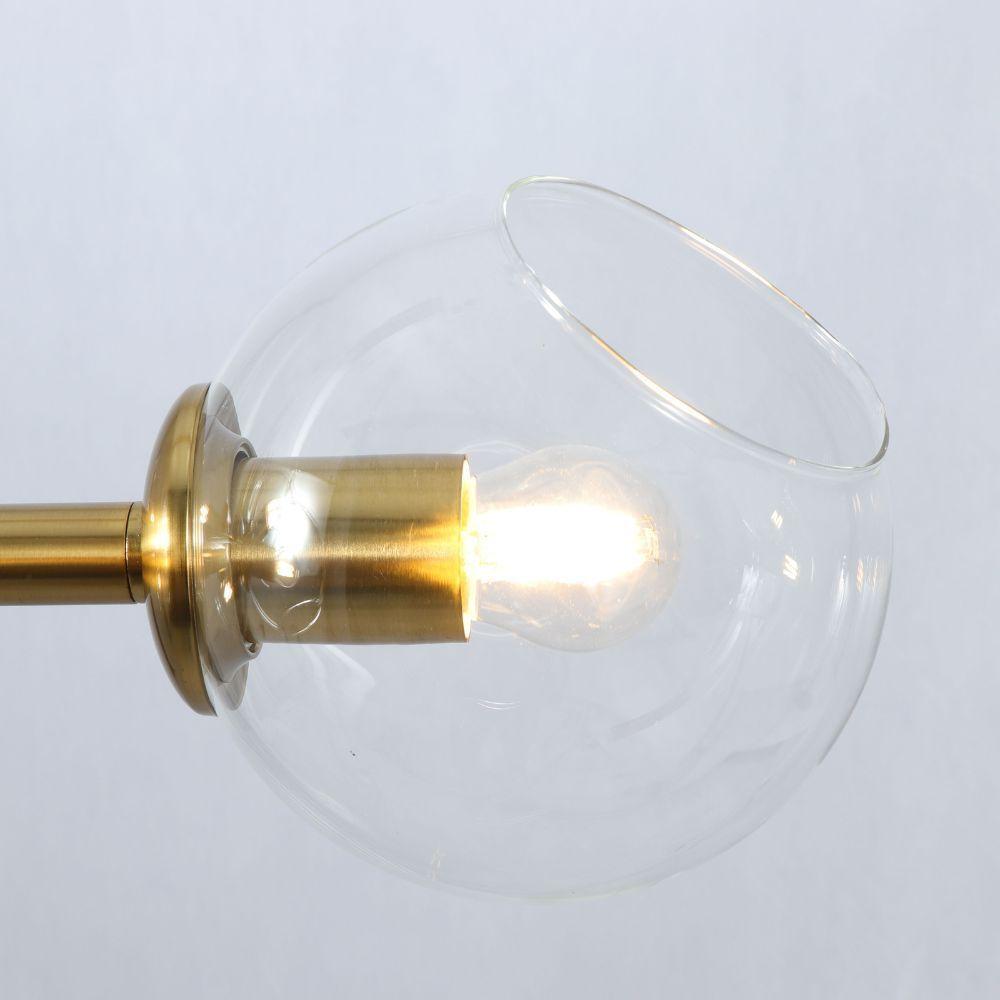 LAMPARA COLGANTE MAGNUS DORADO CRISTAL TRANSPARENTE-2