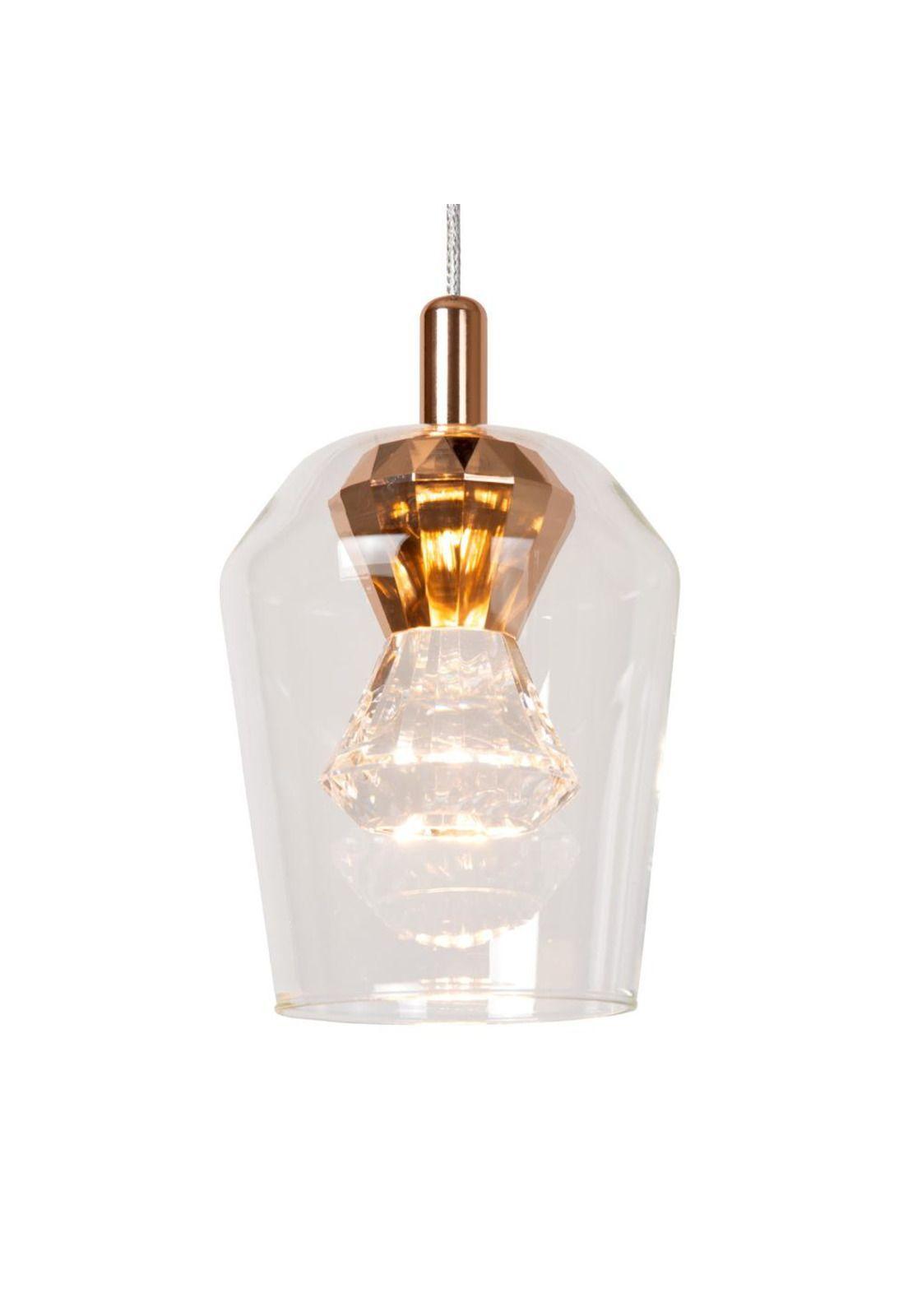 LAMPARA COLGANTE DESNIVEL BERLIANE 5 LUCES LED 2700K-5