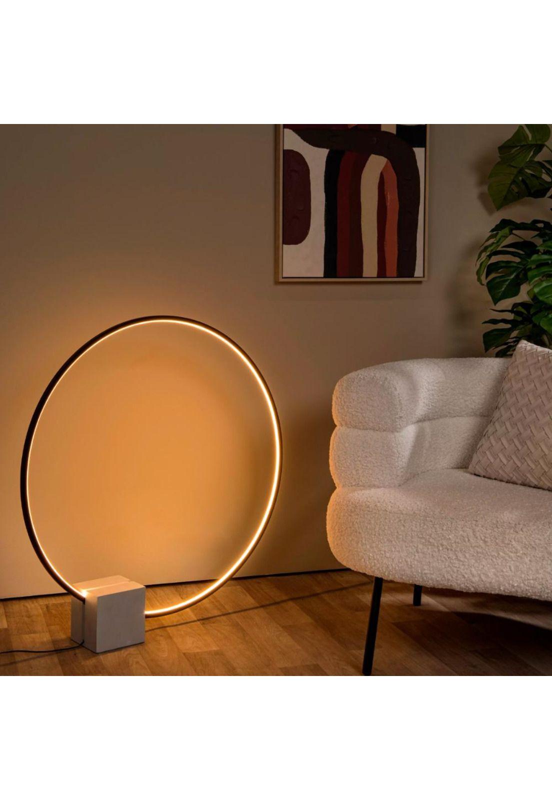 LAMPARA DE MESA/PIE CIRKELIS LED DIMEABLE Ø83cm 24W LUZ CALIDA-1