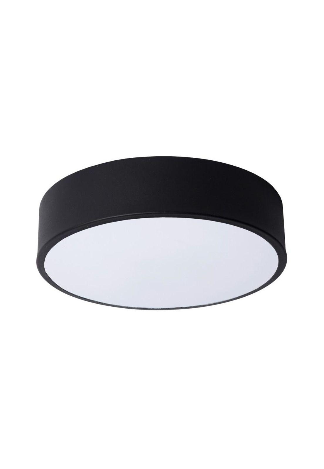 LAMPARA DE TECHO UNAR LED NEGRO Ø20CM 12W 2700K-2
