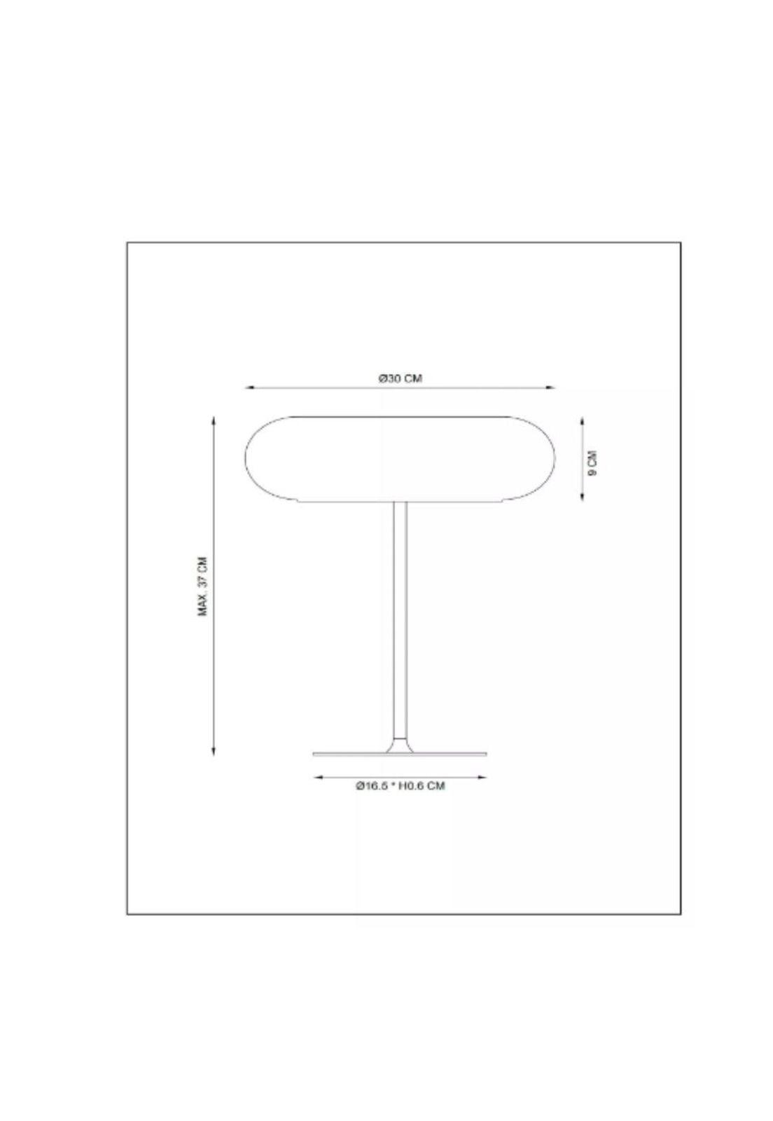 LAMPARA DE MESA SENTINO NARANJA 3XG9 -Ø30CM-4