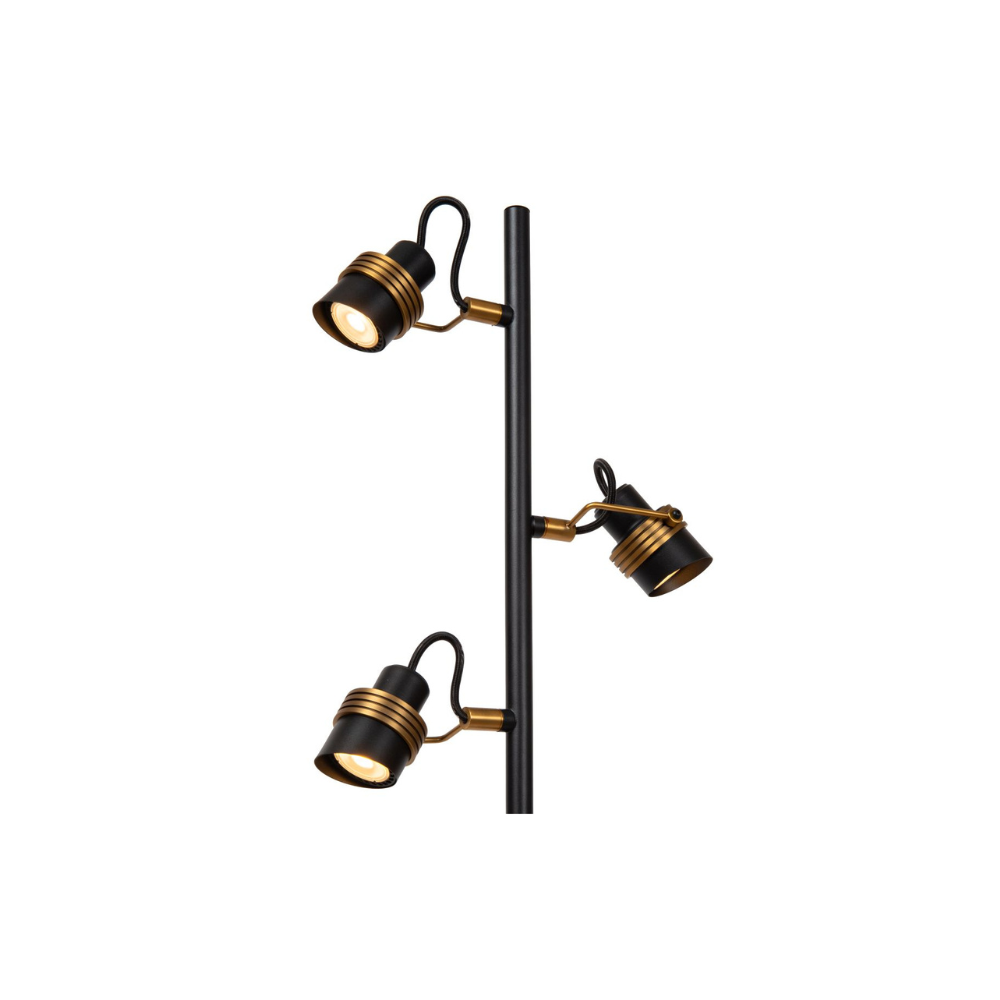 Lámpara de Pie Tundran Negro 3XGU10-2