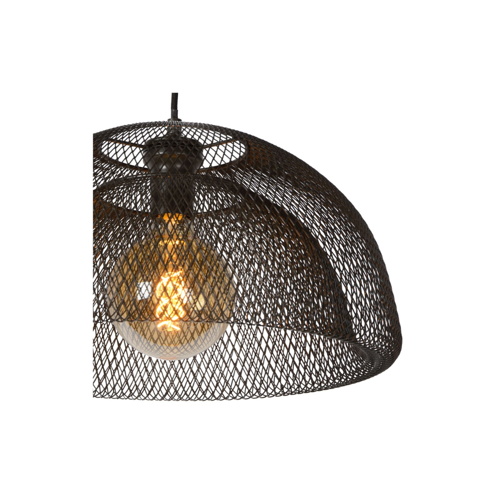 Lámpara Colgante Mesh Negro  I 1xE27-2