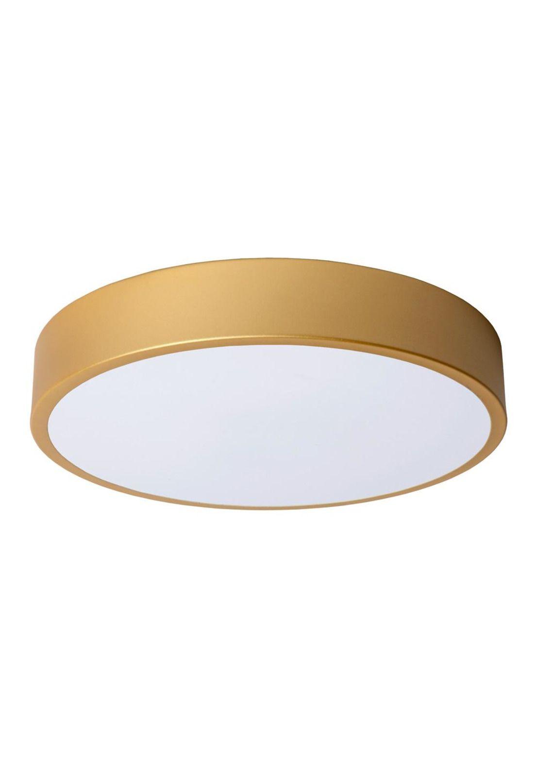 LAMPARA DE TECHO UNAR LED DORADO Ø30CM 18W 2700K-2