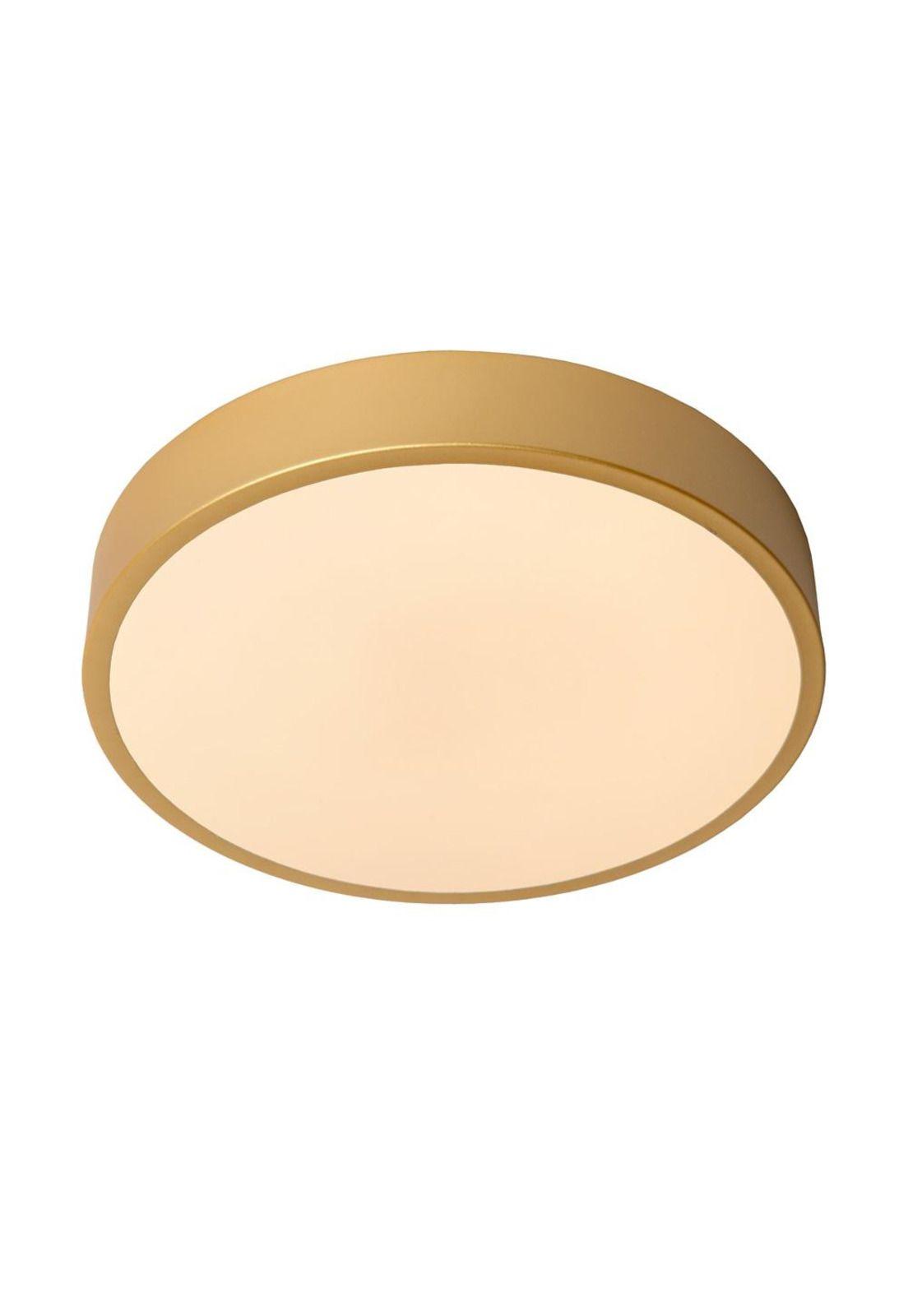 LAMPARA DE TECHO UNAR LED DORADO Ø30CM 18W 2700K-3