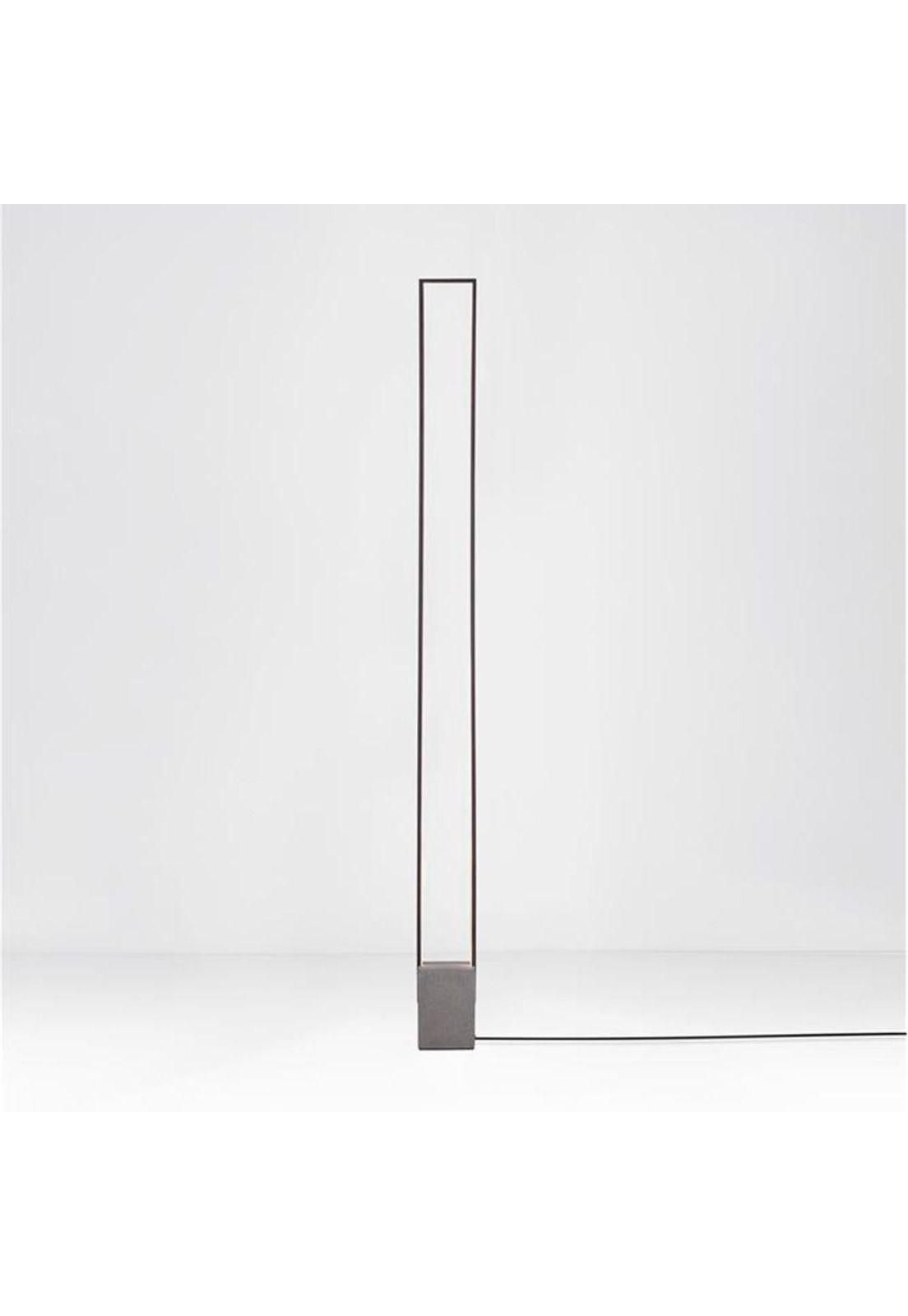 LAMPARA DE PIE BASE CEMENTO NEGRO LED 24W 3000K-2