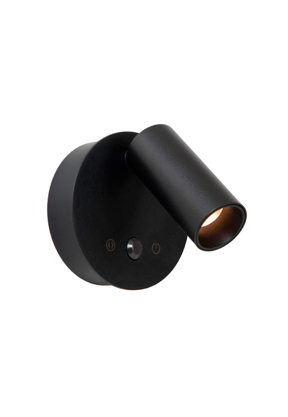 APLIQUE FOCO LED RECARGABLE CON SENSOR DE MOVIMIENTO TONI NEGRO 2W CCT 2700K/4000K-0
