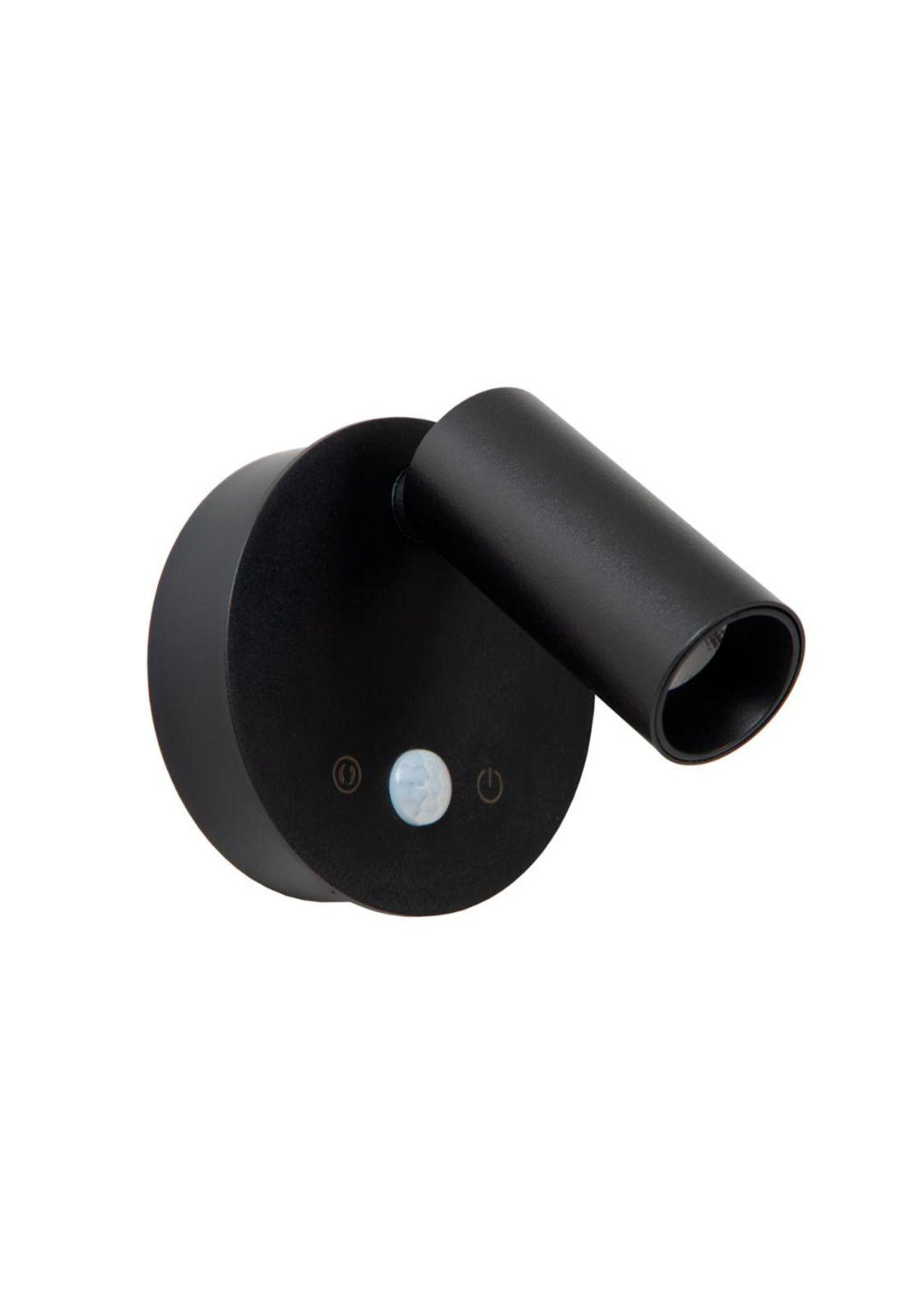 APLIQUE FOCO LED RECARGABLE CON SENSOR DE MOVIMIENTO TONI NEGRO 2W CCT 2700K/4000K-2