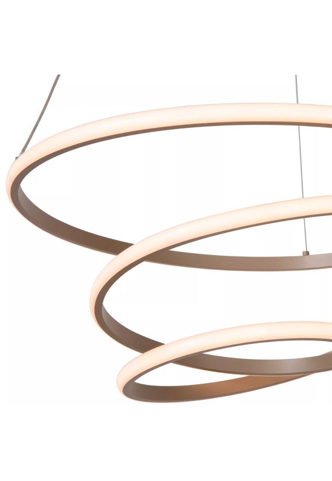 LAMPARA COLGANTE ESPIRAL LED REGULABLE Ø51cm  40W CCT (2700K,4000K)-2