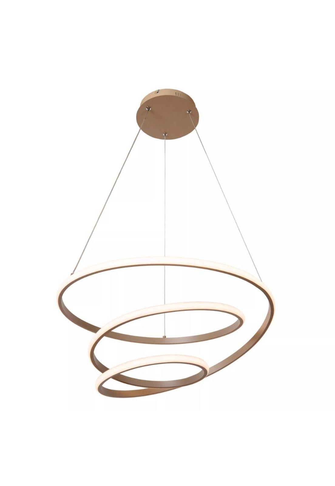 LAMPARA COLGANTE ESPIRAL LED REGULABLE Ø51cm  40W CCT (2700K,4000K)-4