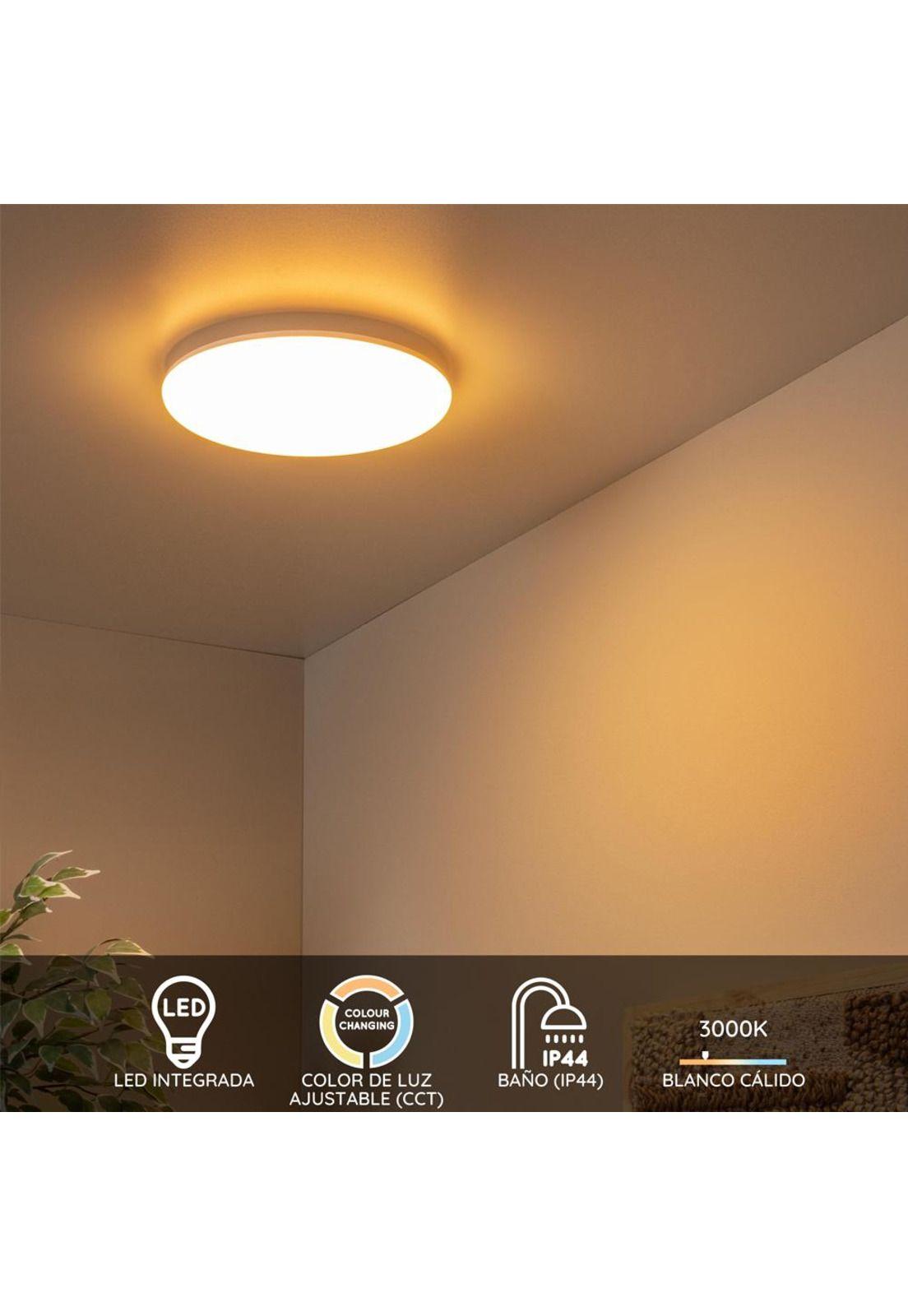 LAMPARA DE TECHO OLSON BLANCO Ø29cm LED 24W-5