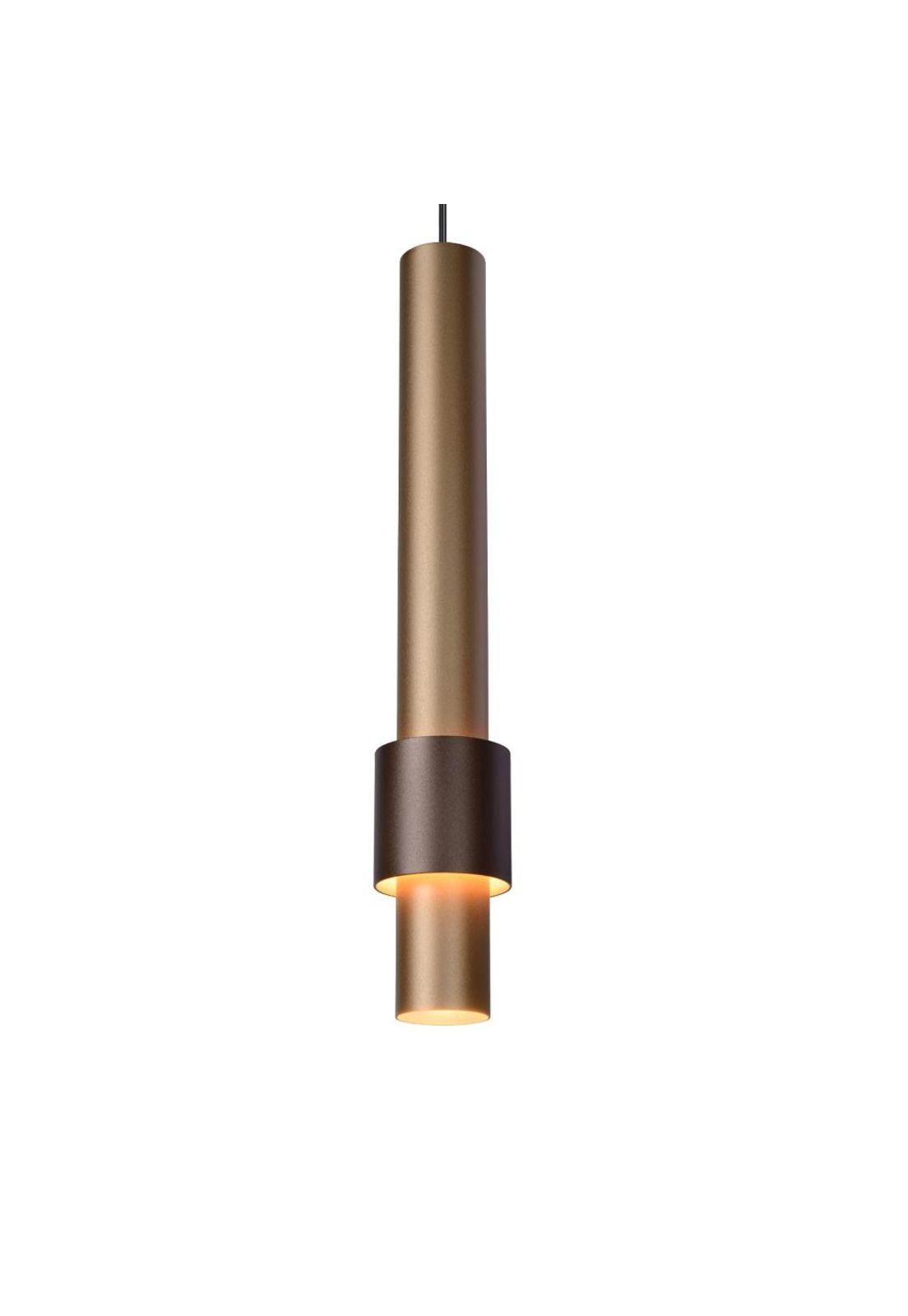 LAMPARA COLGANTE DESNIVEL MARGARY CAFE 3 LUCES LED 2700K-2