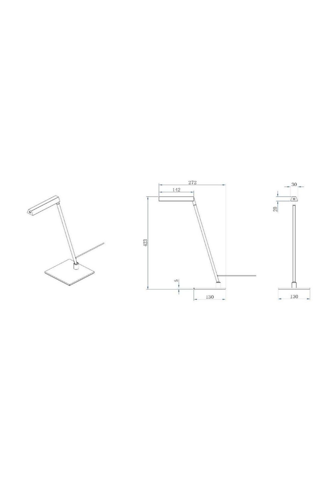 LAMPARA DE MESA LAVALE TURQUESA LED 3W-2700K-4