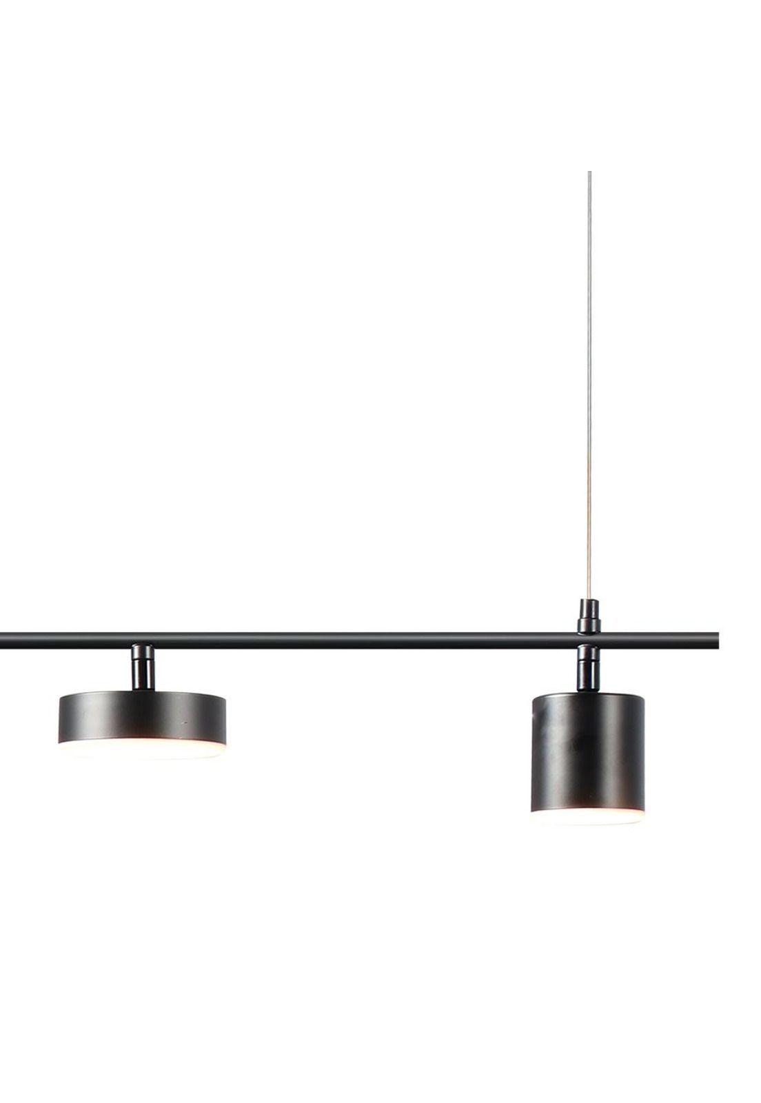 LAMPARA COLGANTE LINEAL HARPES NEGRO 5 LUCES-3