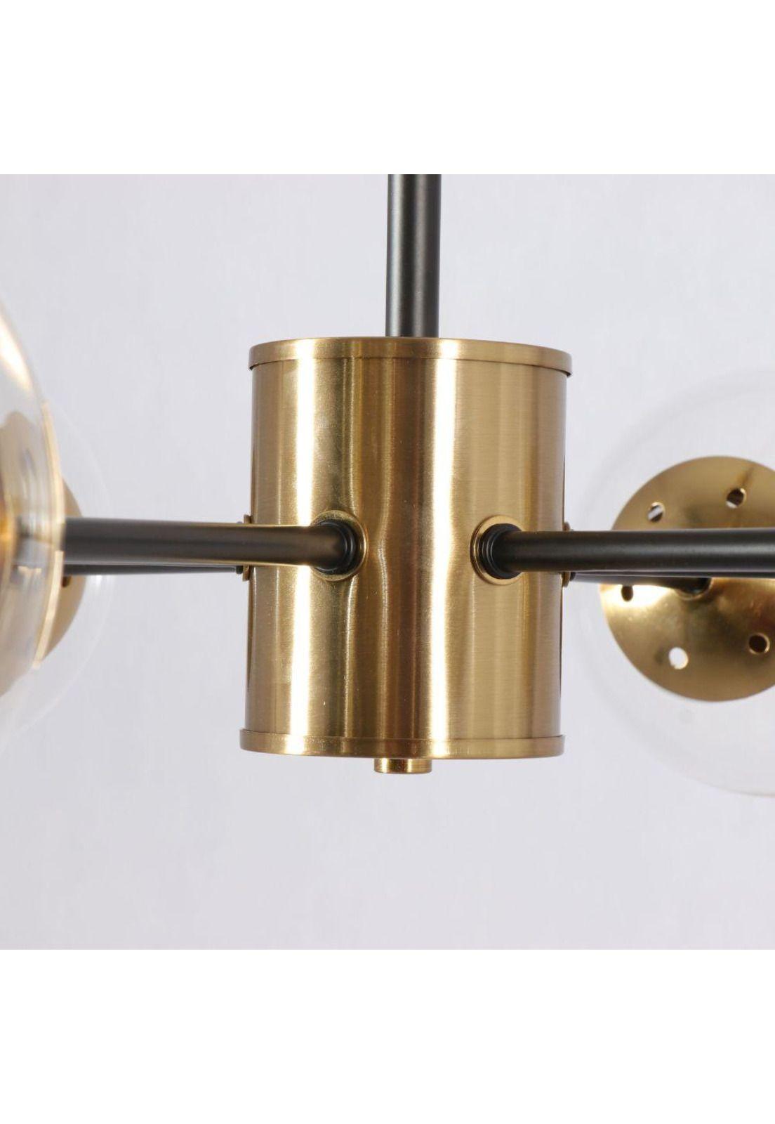 LAMPARA COLGANTE GRACE MIX BRONCE 6 LUCES-2