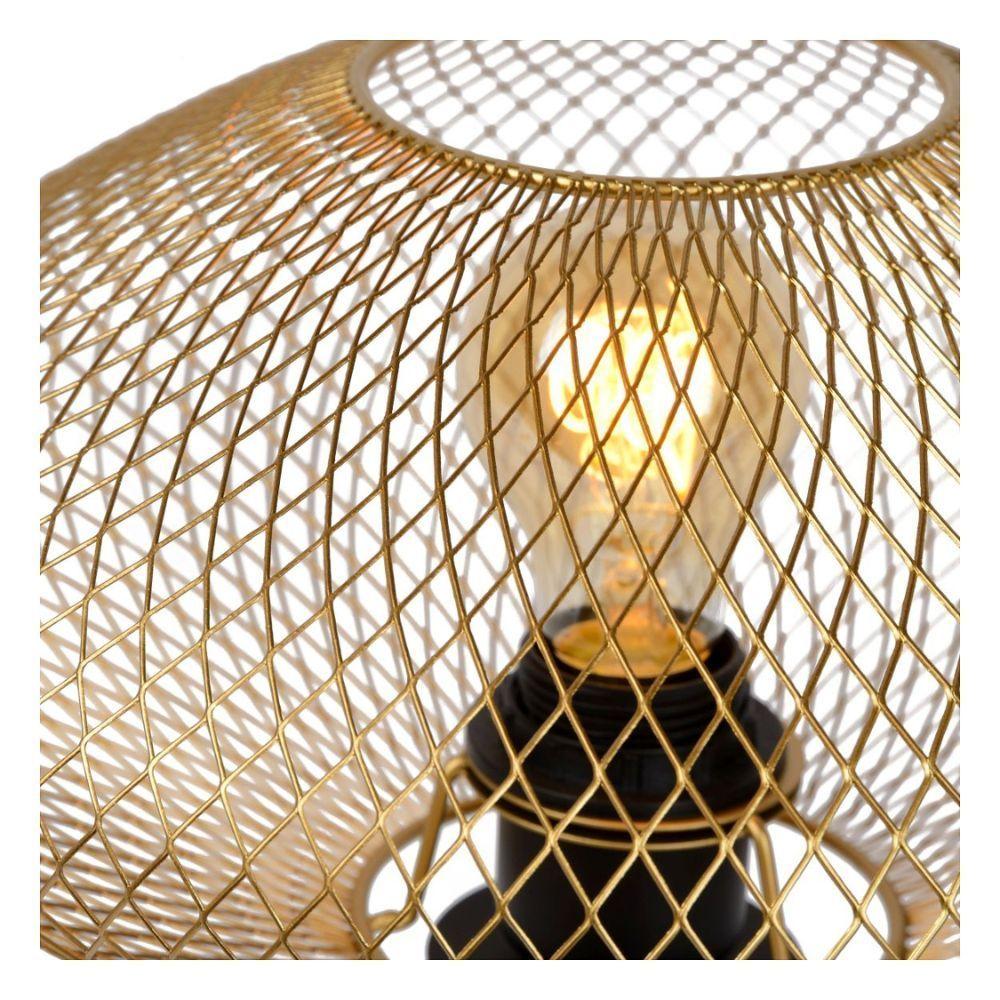 Lámpara de Mesa Mesh Dorado 1xE27 Tripode-2