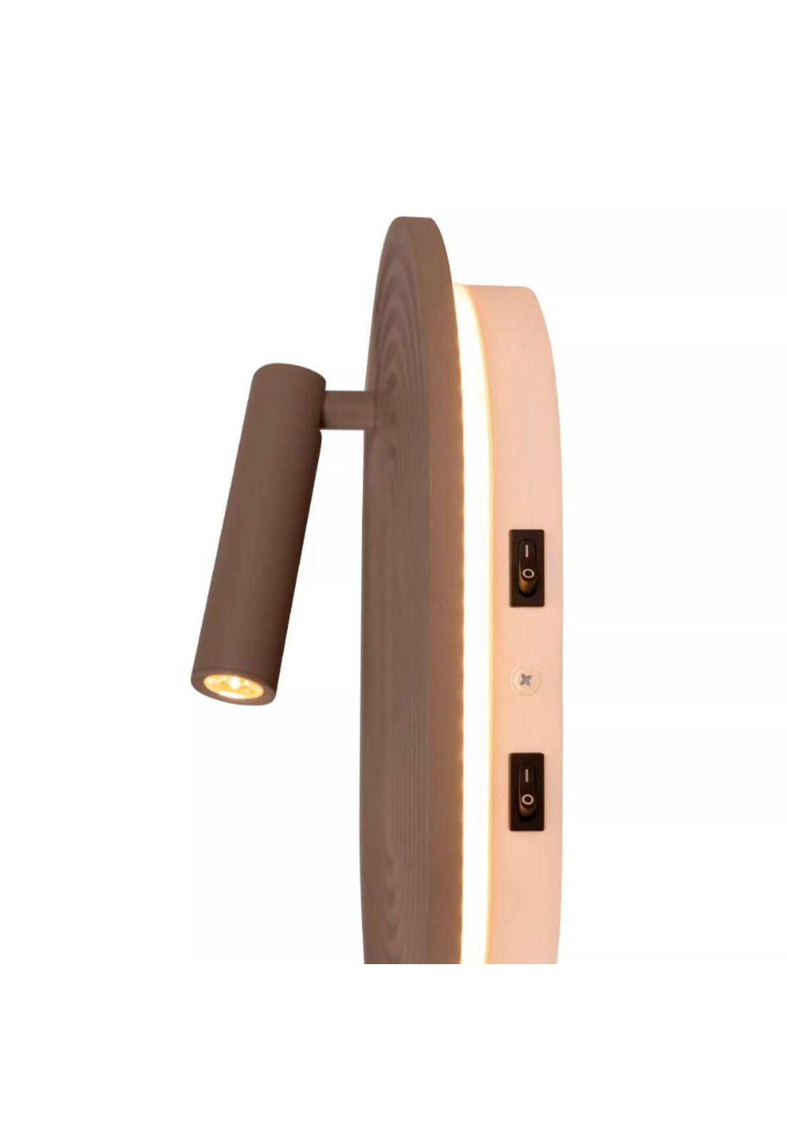 APLIQUE DE PARED CARMINO TAUPE LED 9,8W LUZ CALIDA-3