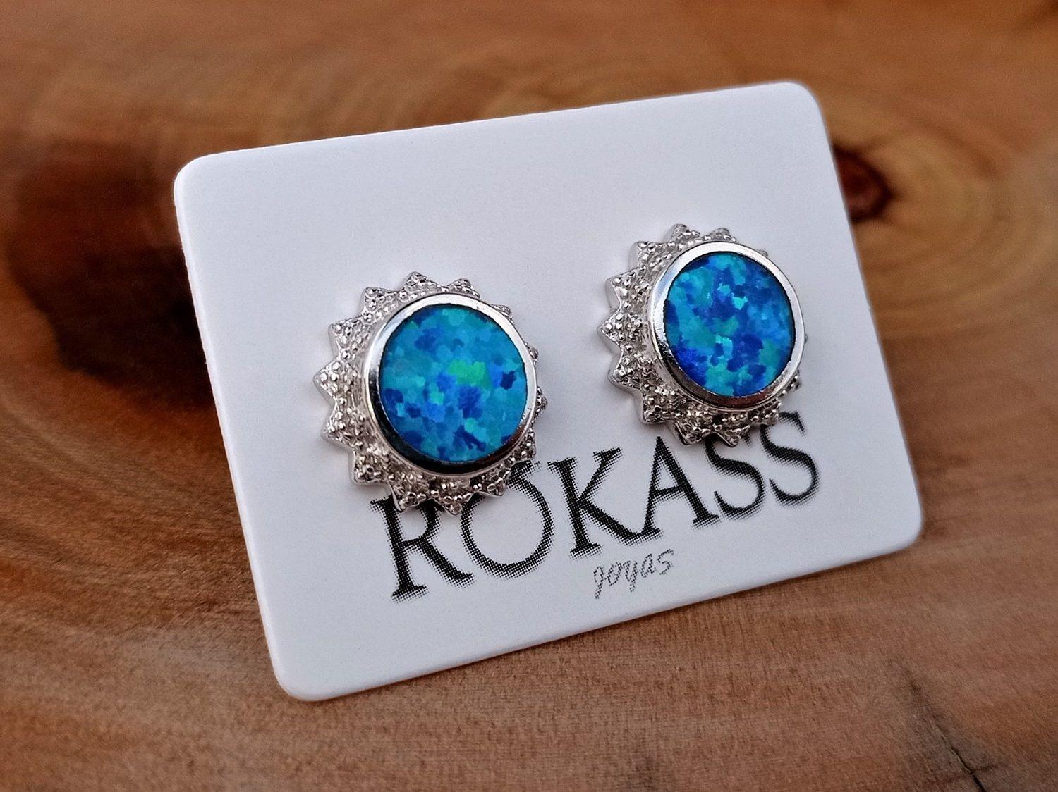 AROS RADIANTE DE ÓPALO AZUL-2