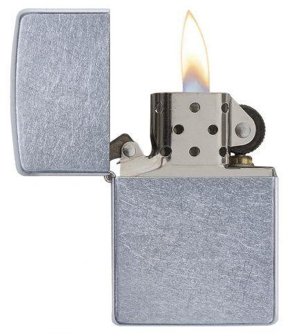 Encendedor Zippo Scroll Plata-1