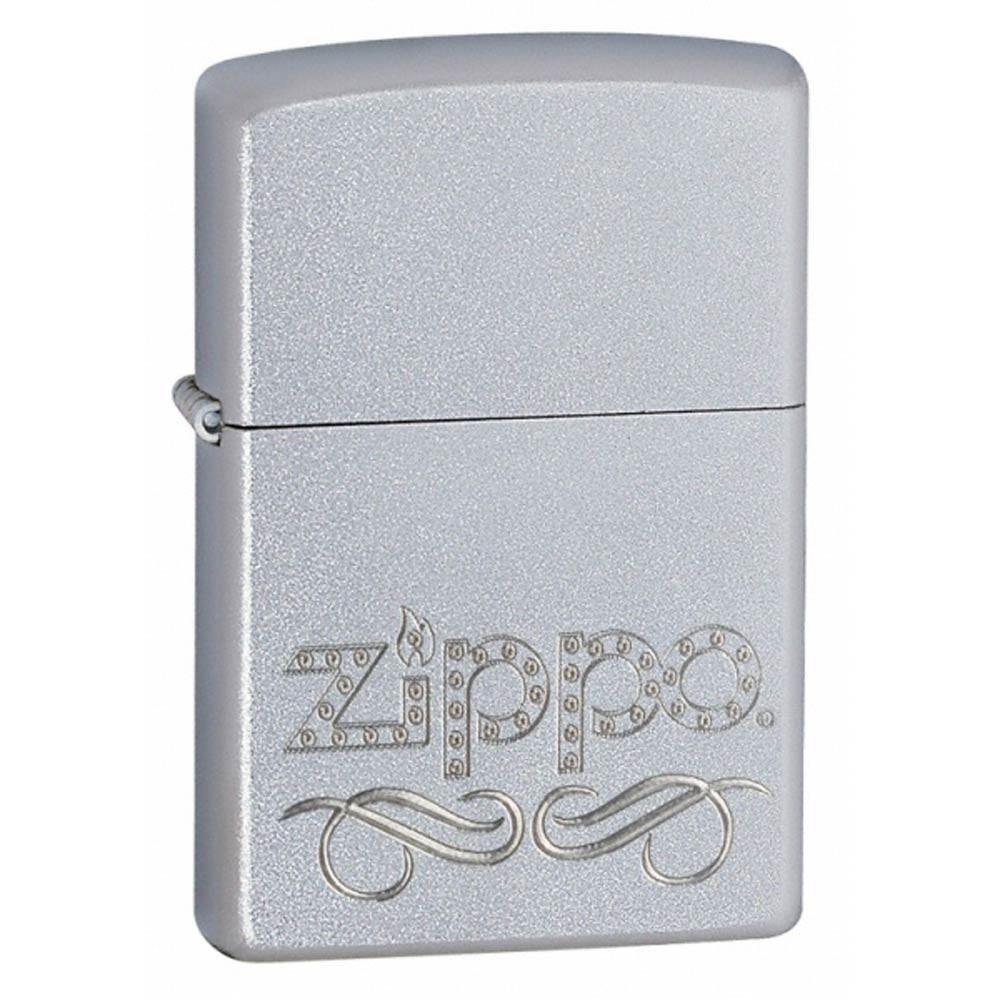 Encendedor Zippo Scroll Plata-0
