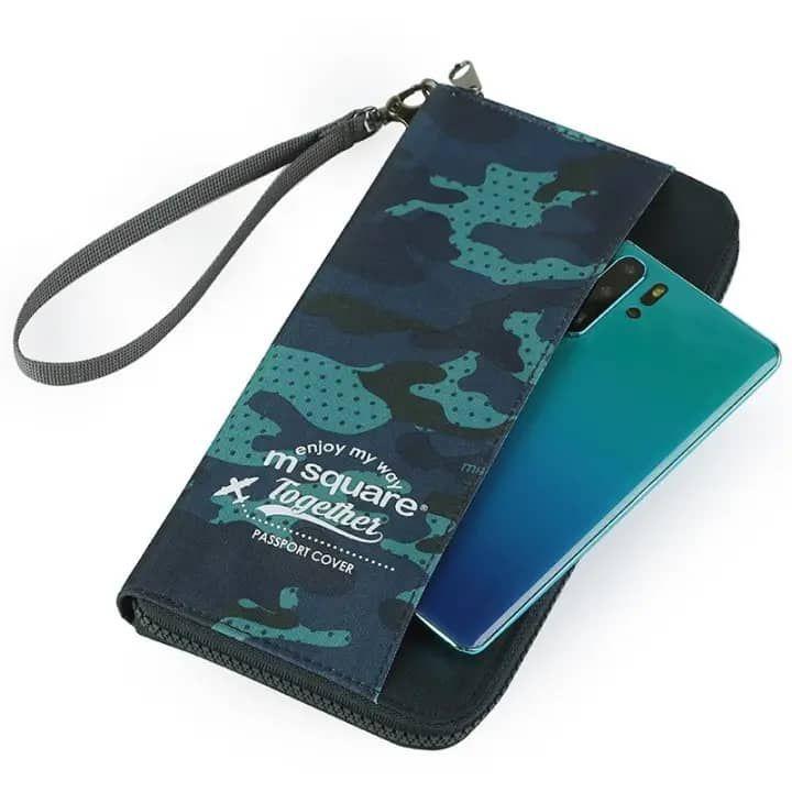 Porta Documentos Todobags Square Camuflaje Verde L-2