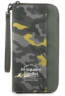 Porta Documentos Todobags Square Camuflaje Verde L-0