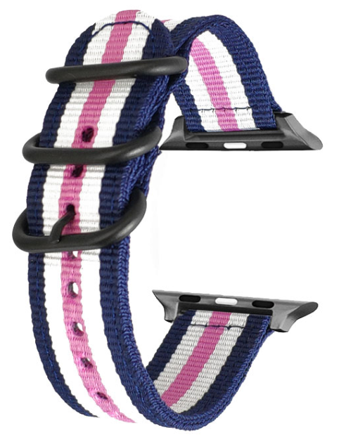Pulsera Apple Watch  TodoBags Nylon Rosa 42mm 44mm-1
