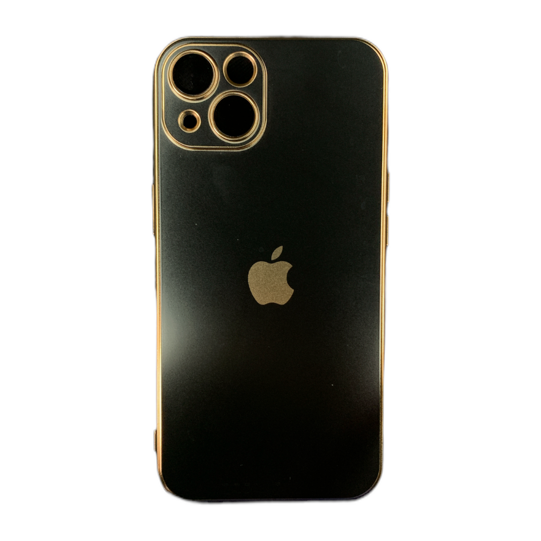 Carcasa Iphone 13 Todobags Negro con Dorado-0