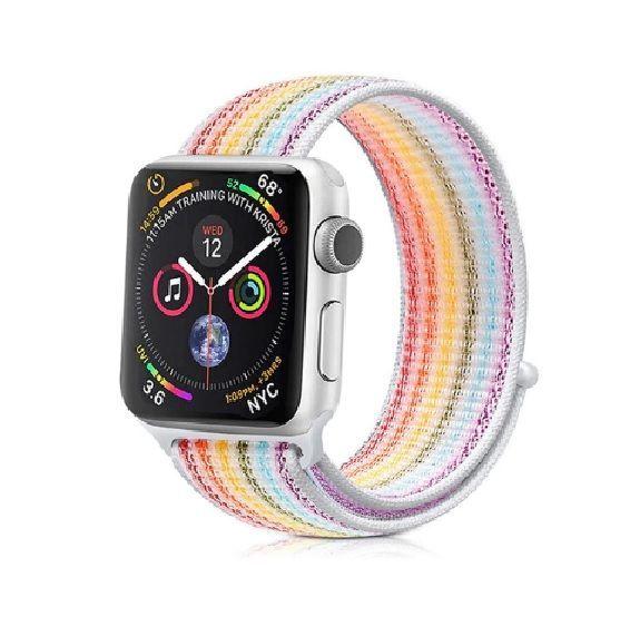Pulsera Apple Watch  TodoBags Nylon Arcoiris 42mm 44mm-0