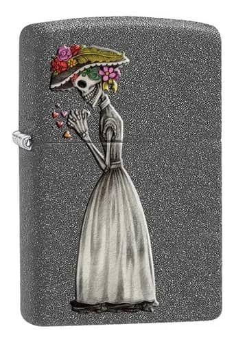Encendedor Zippo Day Of Dead Skulls Set-2