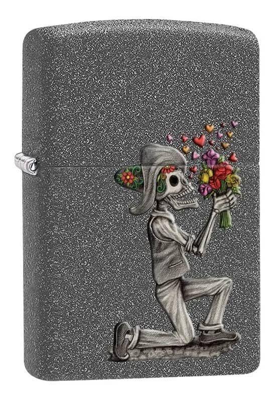 Encendedor Zippo Day Of Dead Skulls Set-1