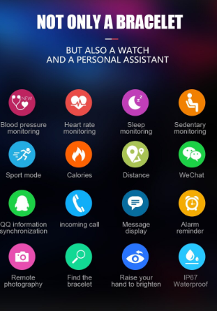 Reloj Inteligente TodoBags MK08 Negro-1