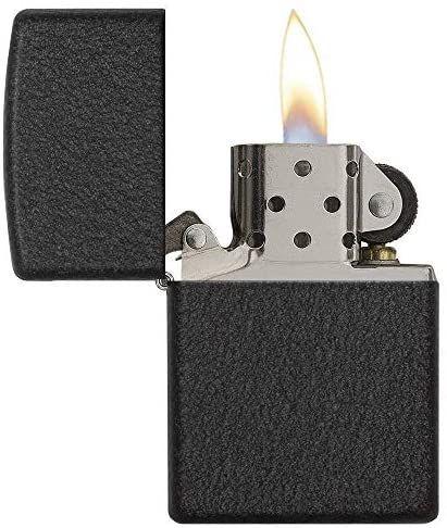Encendedor Zippo Reg. Black Crackle Negro-2